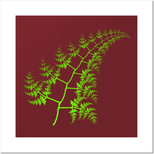 Fractal Fern Posters and Art